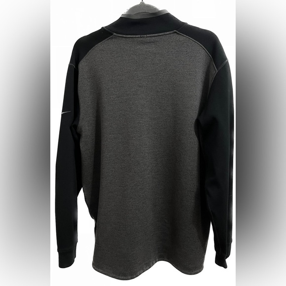 Nike Golf Tour Performance Dri-Fit Gray Black 1/4 Zip Pullover Jacket - Men's L - Picture 2 of 4